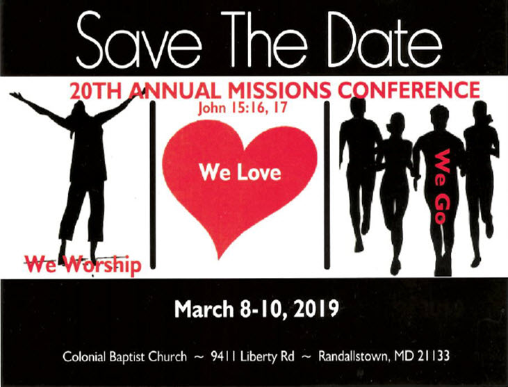 Missions 2019
